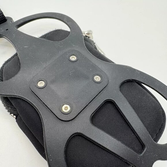 Authentic PRADA Tessuto With Pouch Smart Phone Holder Black Rubber - Picture 14 of 16